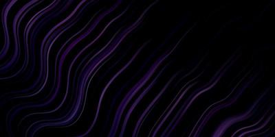 Dark Purple vector backdrop with bent lines.