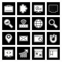 Icon Set Of Search Engine Optimization For Personal And Commercial Use... vector