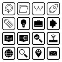 Icon Set Of Search Engine Optimization For Personal And Commercial Use... vector