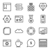 Icon Set Of Search Engine Optimization For Personal And Commercial Use... vector