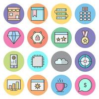 Icon Set Of Search Engine Optimization For Personal And Commercial Use... vector