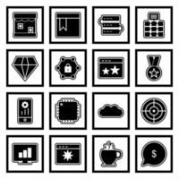 Icon Set Of Search Engine Optimization For Personal And Commercial Use... vector