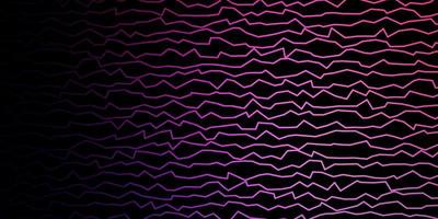 Dark Purple vector background with lines.