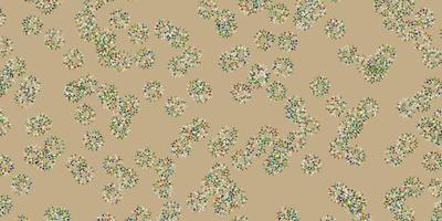 Light green, red vector natural backdrop with flowers.