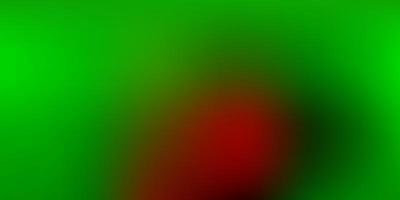 Light Green, Red vector gradient blur backdrop.