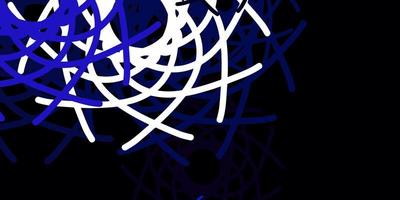 Light BLUE vector background with random forms.