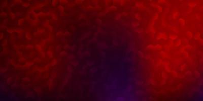 Dark blue, red vector pattern with hexagons.