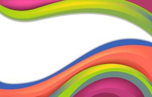 Colorful Gradient Abstract Flow Background vector