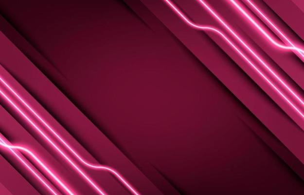 Simple Neon Effect Red Background