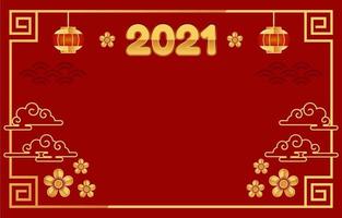 Gong Xi Fat Choi Background With Red And Gold vector