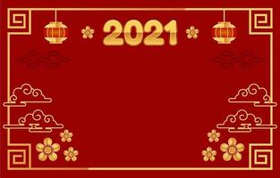 Gong Xi Fat Choi Background With Red And Gold vector