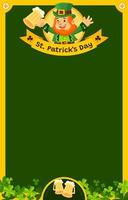 St. Patrick's Day Poster Background vector