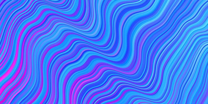 Light Pink Blue Vector Background With Wavy Lines 1850165 Vector Art At Vecteezy
