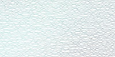 Dark Blue, Green vector pattern with curved lines.