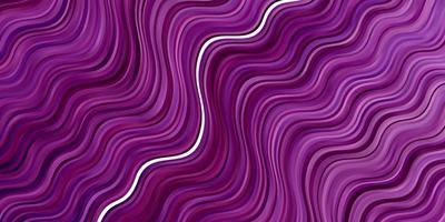 Light Purple, Pink vector backdrop with bent lines.