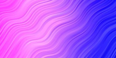 Light Pink, Blue vector background with wry lines.