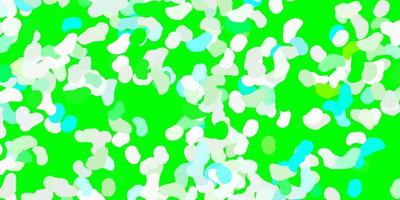 Light green vector template with abstract forms.