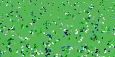 Light green vector template with abstract forms.
