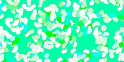 Light green vector template with abstract forms.