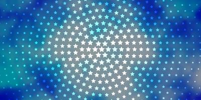 Light Pink, Blue vector pattern with abstract stars.