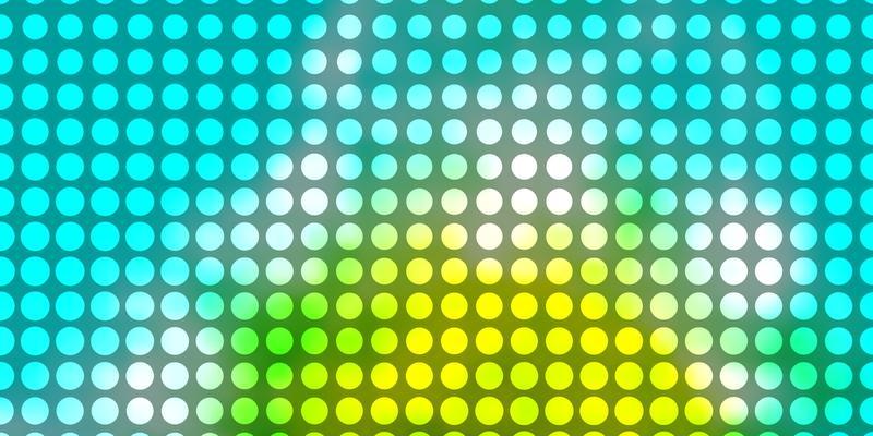 Light Blue, Green vector layout with circles.
