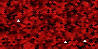 patrón de vector rojo oscuro en estilo cuadrado.