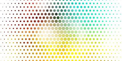 Light Multicolor vector layout with circles.