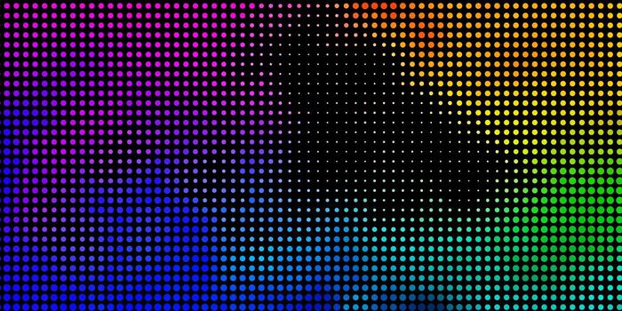Light Multicolor vector texture with disks.
