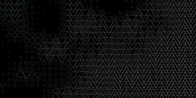 Dark BLUE vector template with crystals, triangles.