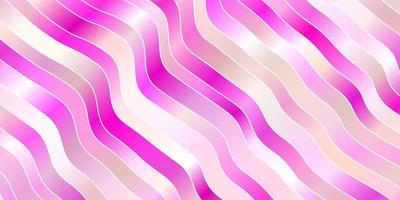 Light Pink vector background with lines.