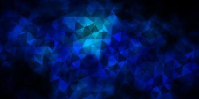 Dark BLUE vector backdrop with lines, triangles.