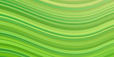 Light Green vector backdrop with bent lines.