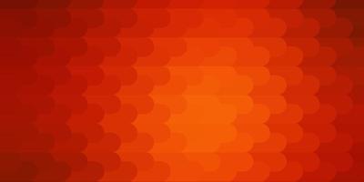 patrón de vector naranja oscuro con líneas