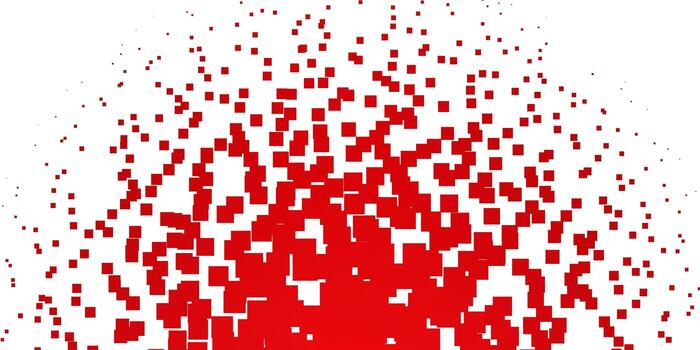 Light Red vector backdrop with rectangles.