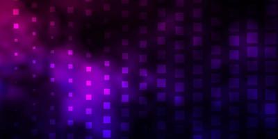 Dark Purple, Pink vector backdrop with rectangles.