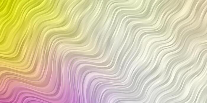 Light Multicolor vector background with bent lines.