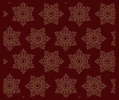 Vector seamless pattern with snowflakes.