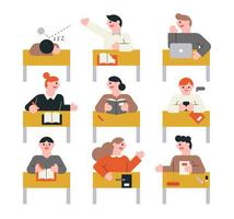 Students in class vector