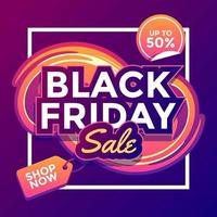 Black Friday Sale Template vector