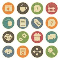 Icon Set Of Search Engine Optimization For Personal And Commercial Use... vector