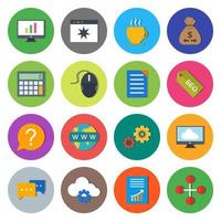 Icon Set Of Search Engine Optimization For Personal And Commercial Use... vector