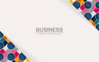 Geometric background with colorful shapes vector