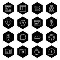 Icon Set Of Search Engine Optimization For Personal And Commercial Use... vector