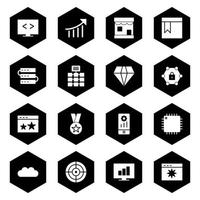 Icon Set Of Search Engine Optimization For Personal And Commercial Use... vector