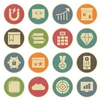 Icon Set Of Search Engine Optimization For Personal And Commercial Use... vector