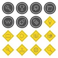 Icon Set Of Search Engine Optimization For Personal And Commercial Use... vector