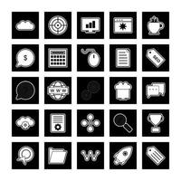 Icon Set Of Search Engine Optimization For Personal And Commercial Use... vector