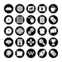 Icon Set Of Search Engine Optimization For Personal And Commercial Use... vector