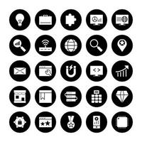 Icon Set Of Search Engine Optimization For Personal And Commercial Use... vector