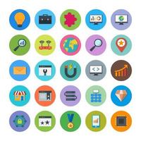 Icon Set Of Search Engine Optimization For Personal And Commercial Use... vector